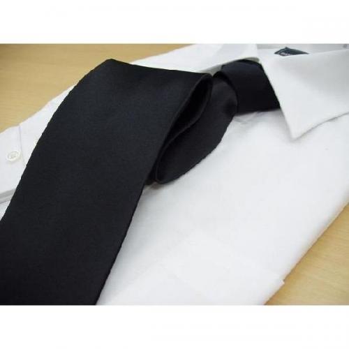 ネクタイ 黒 礼装用 フォーマル（008-nekutaikuro）